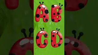 Fun Ladybug ABC Song | Learn the Alphabet #abcd #alphabetsong #toddlerlearning #ladybug #babysensory