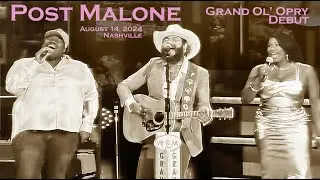 Post Malone Opry Debut w/The War & Treaty - 