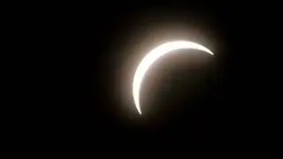 Time lapse of the Great American Eclipse from Idabel, Okla.