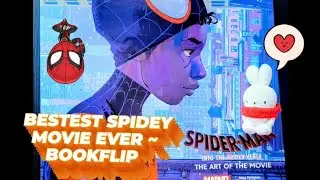 🕸️🕷️ Spider-Man Into The Spider~Verse 📚 The Art of the Movie 🍿 BOOKFLIP 