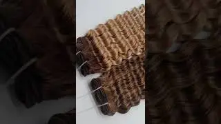 Deep.wave weft hair extension