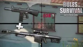 SHOTGUN SNIPER CHALLENGE! Rules of Survival Gameplay