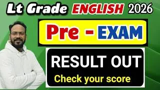 Lt Grade Pre Exam Result || Lt Grade Result || #ltgrade  #result #english #englishdiscovery