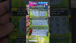 &euro;10.00 MEGA GOAL #gains #win #reimbursement #fdj #illiko #grattage #megagoal #abonnetoi #shorts