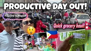 A Productive Day| Errands & Grocery Shopping!|Filipina In Nepal 🇳🇵🇵🇭
