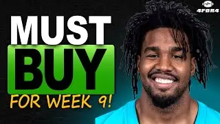 4 Must Buy Trade Targets For Week 9 Fantasy Football! (Hurry!)