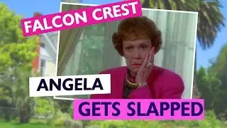 Falcon Crest 6x24 Angela gets slapped