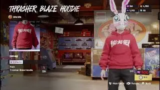 Skate 4 - shop today THRASHER BLAZE HOODIE - December 24th
