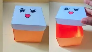 Diy valentine's day special gift ideas//gift box making ideas with using paper//esay paper craft 