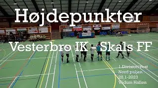 Vesterbro IK - Skals FF - H&oslash;jdepunkter 28/1-2023
