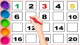 Missing Numbers 1 to 20 🔢 | कौन सा Number Missing है? ✍️ | Kids Math Game |  ABC123 Magical Learning