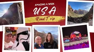 Ultimate 4-Week USA Road Trip 🇺🇸 | From F1 Vegas to National Parks & Theme Parks