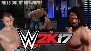 AJ STYLES VS JOHN CENA | WWE 2K17 PRE RELEASE GAMEPLAY (2K Playtest)