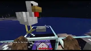Chicken Flying - 22w13oneBlockAtATime