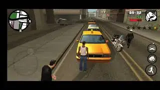 GTA SA: Peds And Taxi Drivers VS Police #2