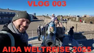 Aida World Cruise 2025 - VLOG 003 - Atlantic Crossing and Canada Halifax