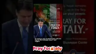 Glusseppe conte crying for the Italy people