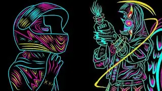 Tutorial cara membuat Line Art Glowing di infinite design || tutorial infinite design || aveeplayer