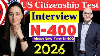 2026 U.S. Citizenship INTERVIEW | Real Applicant Interview N-400 Naturalization Interview #n400 #usa