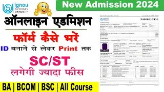 How To Register At Ignou With Sc/st Quota: Higher Fees Alert! | Ignou Ba Admission 2024