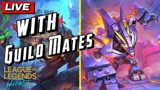 LIVE - Pro Malphite With Guild Mates - Ranked Pushing | League Of Legends Wild Rift