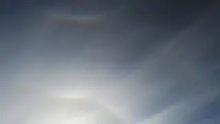 RARE Time Lapse footage, Circumzenithal Tangent Supralateral Arc Halo Sunrise