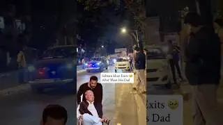 Salman khan Exit After Meet His Daddy 💔🙏🏻 #buzzzookascrolls