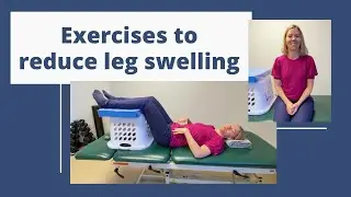 Exercises to reduce leg swelling!