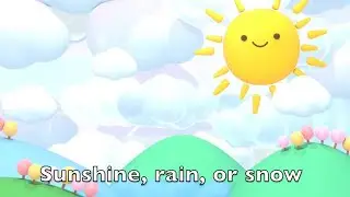 Weather weather | Fun Toddler Weather Song | Sunshine, Rain, & Snow! #singalong  #weather #bugpapa