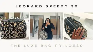 RARE Louis Vuitton Leopard Speedy Jacquard