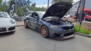 Cars leaving a cars and coffee. Cape Town edition.