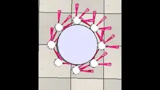 Case 1 - Swarm composed of 7 Robots - Collective Transport by Caging