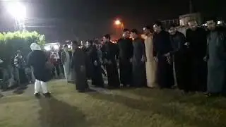 جوبي محمود الريشاوي وعبودي الجليباوي مع الفنان عارف الحلبوسي