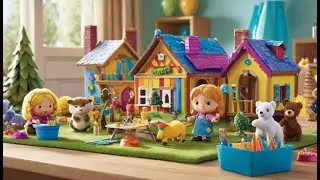 Os palitos de artesanato grudam uns nos outros | Canção Infantil Portuguesa para Crianças | Música