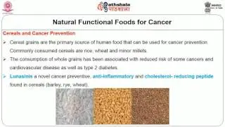 Functional foods & Nutraceuticals in management  of Cancer