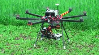 Tarot X8 with Optris PI 450 Thermal Camera - Crash (A2 Compass Error)