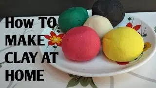 How to make clay at home easy | homemade poly dough | clay making without glue | homemade clay