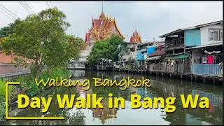Walking Bang Wa to Wat Paknam | Giant Buddha and Canal Walk | Bangkok Thailand | January 2026