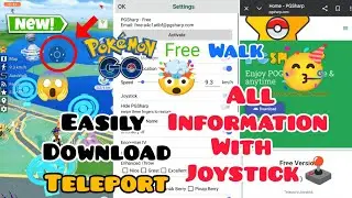 Pokemon Go (Pgsharp) All Information with {Joystick🕹️, Walk and Teleport} #pokemongo 