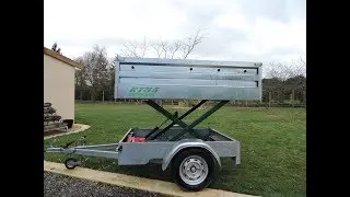 Remorque innovante motoris&eacute;e 750Kg pour un d&eacute;chargement sans effort 