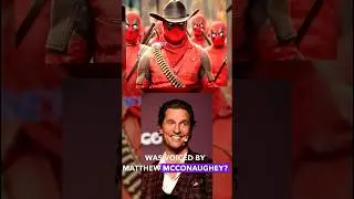 Cowboy Deadpool was voiced by #deadpool #lfg #wolverine #marvel #mcu #matthewmcconaughey
