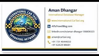 Pan-India Car Taxi Network by AlfaTravelBlog