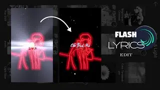 Flash Lyrics Editing Tutorial Hindi | Flash Lyrics Editing Alight Motion