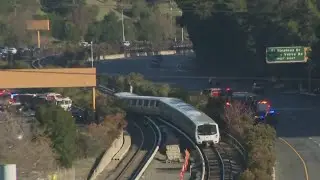BART train derails between Orinda, Lafayette stations; 9 hurt