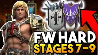 FACTION WARS HARD - Sacred Order and Dark Elves (Stages 7-9) | Raid: Shadow Legends