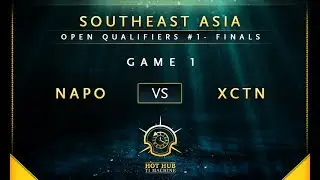 Napo vs XctN Game 1 - The International 7: Open Qualifiers #1 SEA: Finals - @Xyclopzz