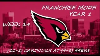 Madden 04: Arizona Cardinals Franchise Mode Year 1 - Week 14 at San Francisco 49ers