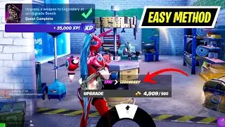 How to EASILY Upgrade a weapon to Legendary at an Upgrade Bench Fortnite