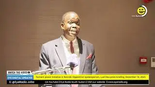 Tumaini peace initiative in Nairobi Opposition spokesperson, Lual Dau press briefing, December 14, 2