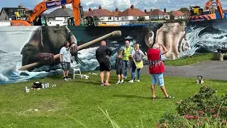 A fabulous first event for Care for Cleveleys! And what an artwork!